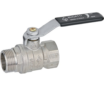 Кран шаровый BUGATTI 1 1/2" вн/нар рычаг  серия 606 ARIZONA (3)