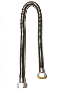 Подводка газовая 1/2 1,2м ГШ  VRT сильфонная Россия