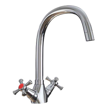 Смеситель для кухни 1/2 кер. MIXLINE ML10-032 высокий излив (без подводки)