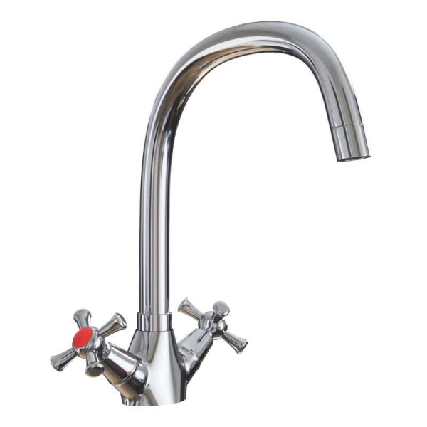 Смеситель для кухни 1/2 кер. MIXLINE ML10-032 высокий излив (без подводки)