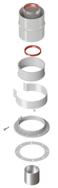 Адаптер 60/100 вертикальный (кроме Navien, Immergas)