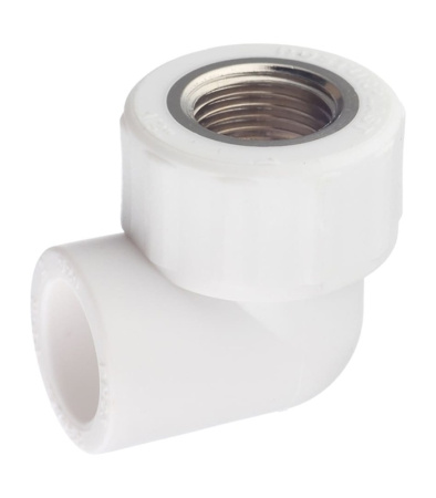 Угольник комб. вн. рез. 20х1/2 ПП РТП с креплением(75/25)