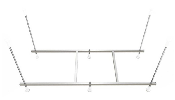 Каркас для ванны 160х165 Мия шпильки Акватек