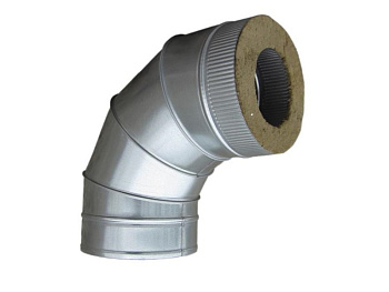 Сэндвич-отвод  90° d100/200 нерж0.5\оц 0.5 К Sferra