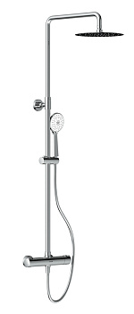 Душевая система ODRA (смеситель термостатический) 3 режима шланг 150 PVC 63069 CERSANIT