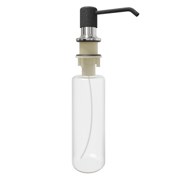 Дозатор для жидкого мыла ML-D02 антрацит (343) объем 330 мл