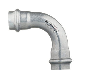 Угольник -пресс 90гр. в/в нер. сталь 22 мм Valtec