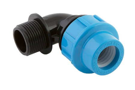 Отвод комбинированный НР 32х1"  компрессионный Джилекс