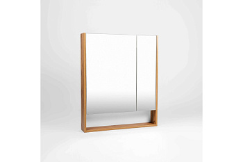 Шкаф зеркальный навесной "Мальта 60" правый/левый без света белый 134х600х850 VIANT