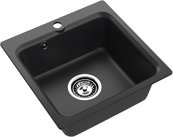 Мойка SANTREK AQUA Verto SAV43 (черный) (+сифон)