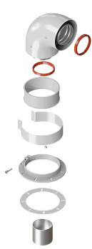 Колено коакс.90 гр. 60/100 (папа/мама) (кроме Navien, Immergas)