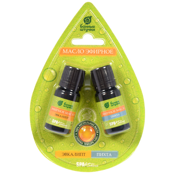Набор эфирных масел (эвкалипт, пихта) по 10 мл