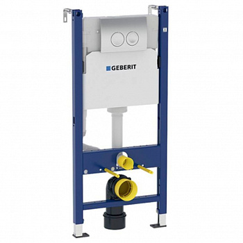 Комплект инсталляции Geberit 458.124.21.1 Delta с хромированной кнопкой