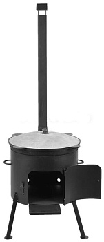 Печь под казан  8-10 л с трубой