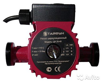 Насос циркуляционный Тайфун  25/40