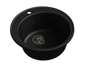 Мойка из искусственного гранита  Granfest-Quarz 08 РОНДО D480 мм