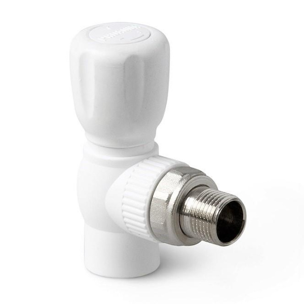 Кран п/радиатор 20х1/2 угловой ПП РТП (50/10)