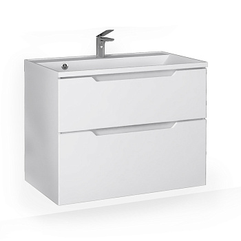 Тумба Wector 80 подвесная Белая