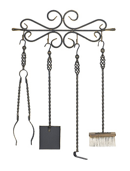 Набор каминный  Везувий кованый N160S