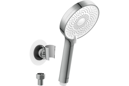 Душевой гарнитур FERRO (держатель лейки) 3 режима шланг 150 металл круг