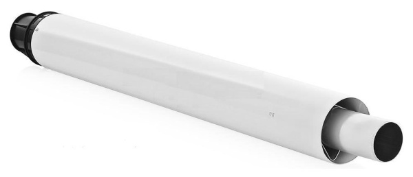 Удлинитель дымохода 60/100 0,75м с наконечником