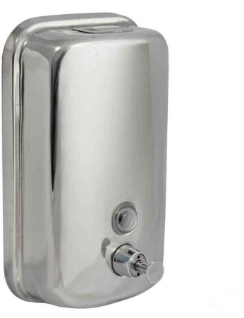 Дозатор для жидкого мыла из нержавеющей стали, "SOLINNE", TM804ML, матовый,1,0 литр, 21х13,5х11см 21