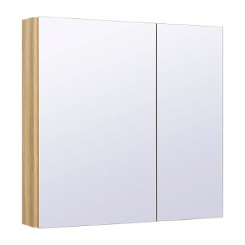 Шкаф зеркальный навесной Дублин 80/дуб