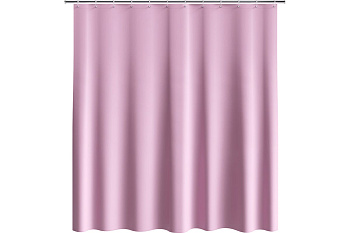 Шторка для ванной комнаты, розовая, TRENDY