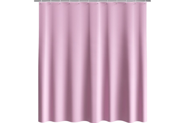 Шторка для ванной комнаты, розовая, TRENDY