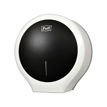 Диспенсер туалетной бумаги Рuff-7135Bl, черный, с замком, ABS-пластик