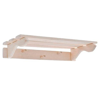 Полка Банные штучки  с вешалкой