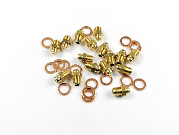 Форсунка для перевода котла на работу на сжиженный газ (адаптер+кольцо) 28REC, (комплект 16шт)  Federica Bugatti