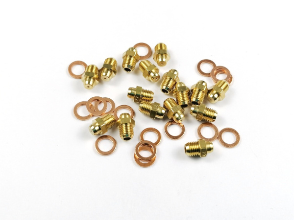 Форсунка для перевода котла на работу на сжиженный газ (адаптер+кольцо) 28REC, (комплект 16шт)  Federica Bugatti