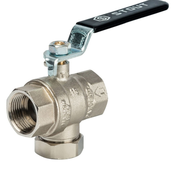 Кран шаровый  STOUT 3/4" с фильтром  (SVF 0001 000020)