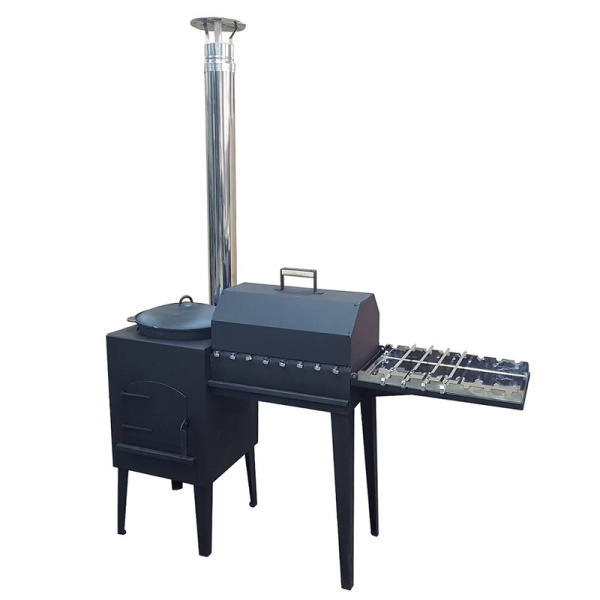 Мангал УЗПО Тамерлан 2 (мангал + печь под казан)