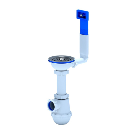 Сифон Ани 3 1/2 40 Грот/GRAND 3 1/2 c переливом и отводом