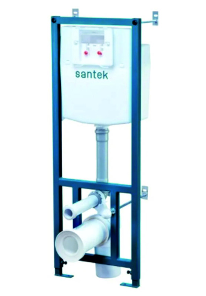 Инсталляция Сантек для подвесного унитаза  Бореаль ПЭК, сиденье, панель смыва