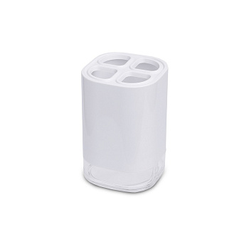 стакан для зубной пасты KLAR  Primanova пластик белый