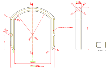 Клипса для фиксации расходомера, 19,3*19,8*2,5 мм FB