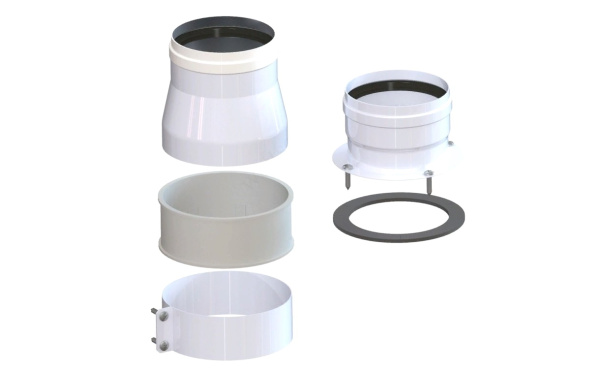 Переход с 60/100 на 80/125 конденсациионный