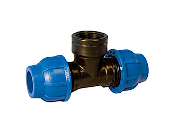 Тройник комбинированный ВР 32х1"х32 компрессионный Джилекс