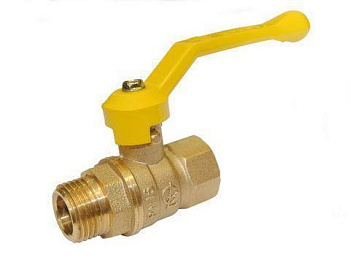 Кран шар.газ. 1 1/2" вн/вн рычаг 11Б27П Галлоп