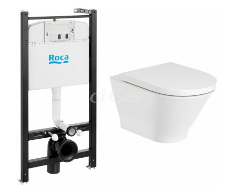 Унитаз Roca The Gap Round Pack +сиденье