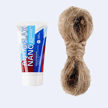 Тюбик паста aquaflax nano,80гр. + 20гр.лен (25)